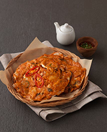 연어 김치전