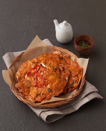 연어 김치전
