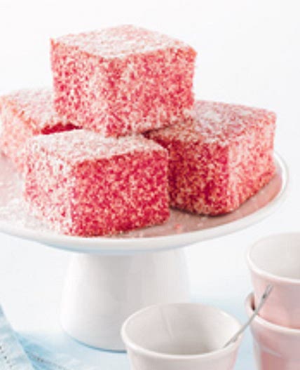 Raspberry Lamingtons