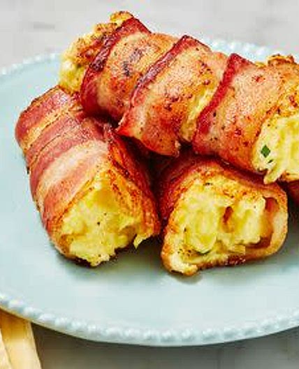 Bacon egg and cheese roll ups