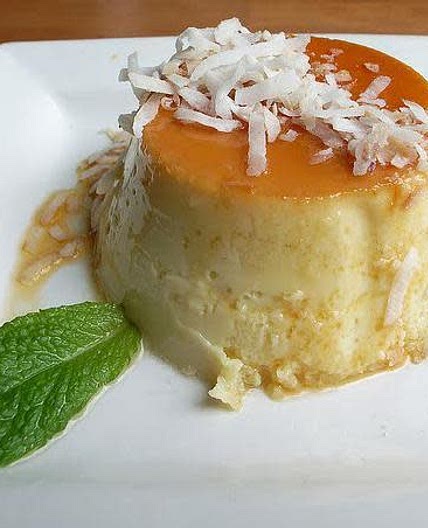 Flans à la noix de coco
