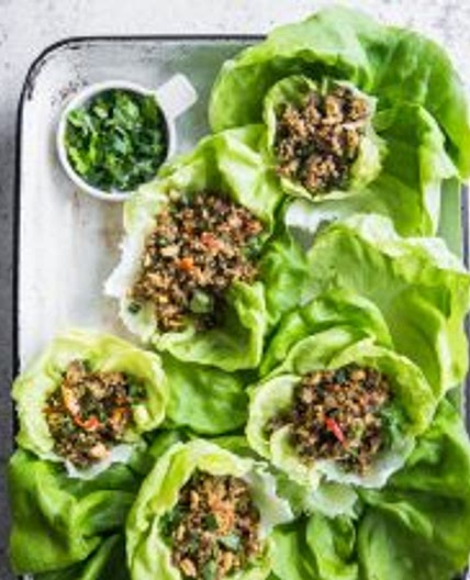 VEGAN QUINOA MUSHROOM SAN CHOY BOW