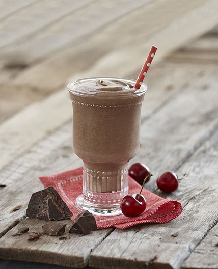 Dark Chocolate Cherry Shake