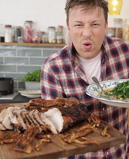 Jamie Oliver's Oozy Beans to go with the Perfect Pork