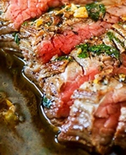 Garlic Butter Flank Steak