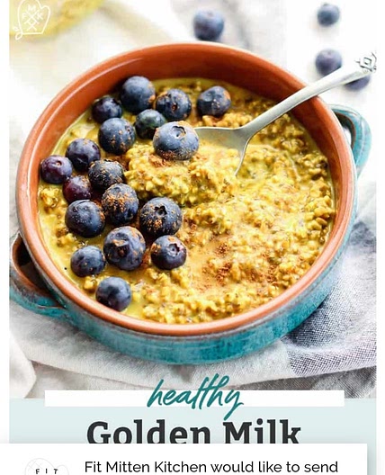 Golden milk overnight oats