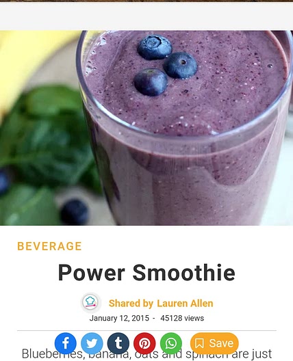 Powrr smoothie