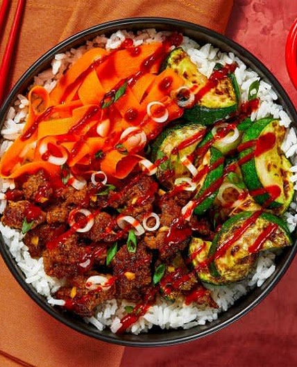 Pork and Veggie Bibimbap