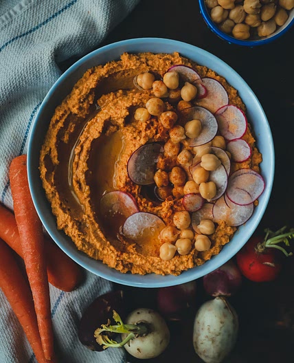 Spicy Carrot Hummus