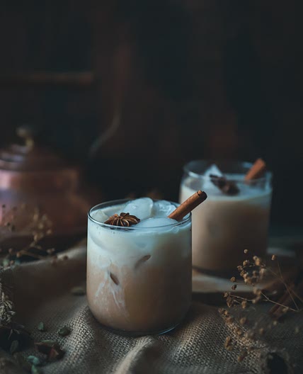 Chai Spiced White Russsians