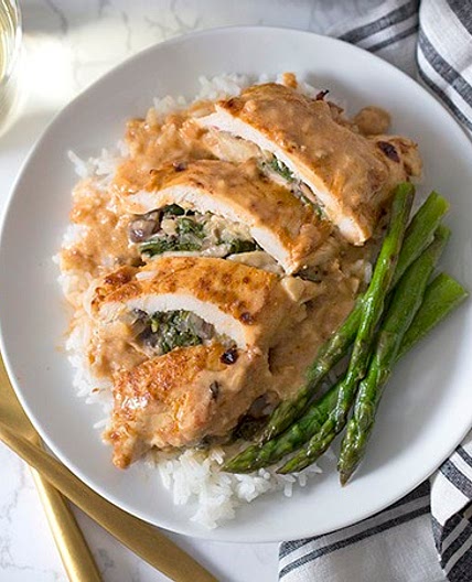 Spinach Stuffed Chicken Breast