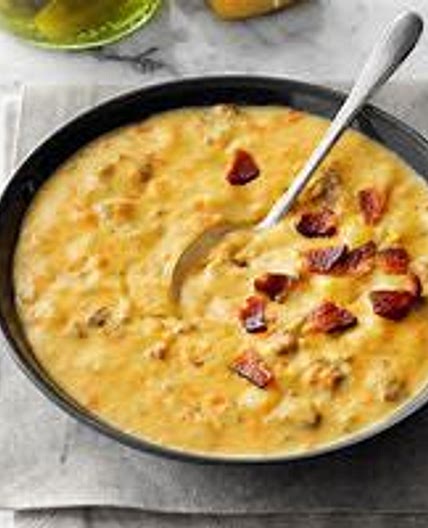 Spicy Cheeseburger Soup