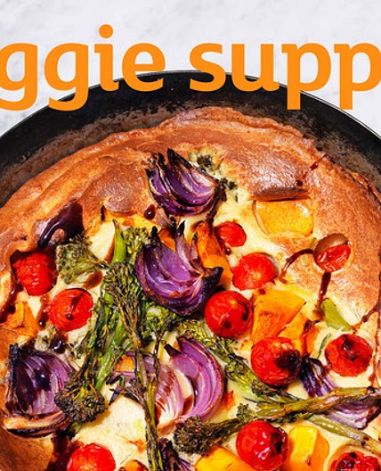 Vegetarian toad in the hole