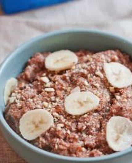 Banana Almond Teff Porridge