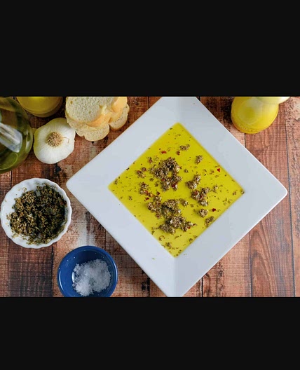 Carrabas bread oil dip recipe