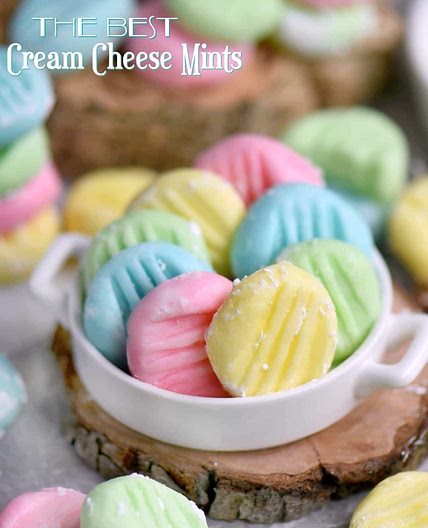 The BEST Cream Cheese Mints