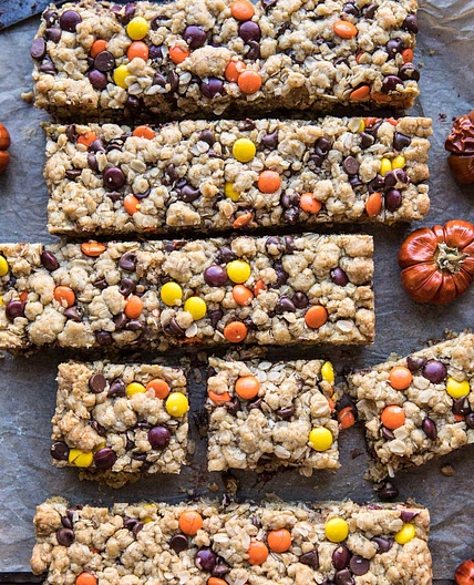 Monster Oatmeal Chocolate Chip Cookie Bars