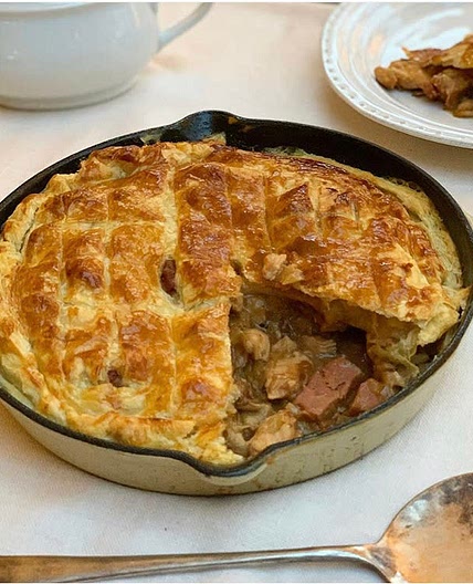 Turkey ham pie 