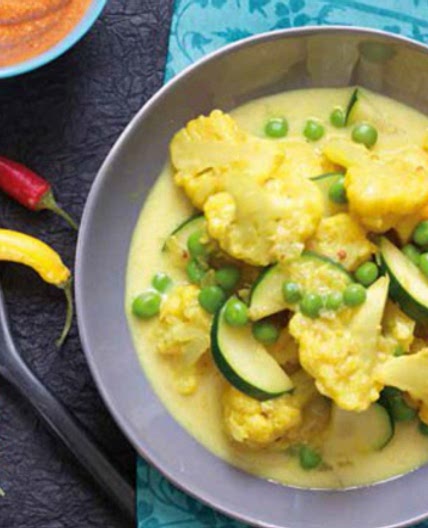 Karfiol-Zucchini-Curry