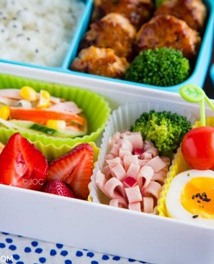 Chicken Meatball Bento