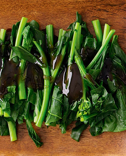 Asian greens with oyster sauce