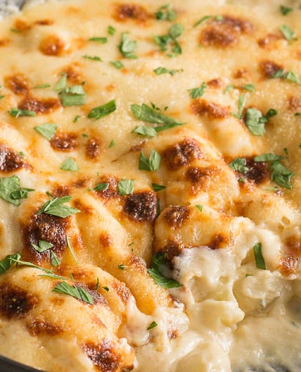 Skillet Gnocchi Mac and Cheese