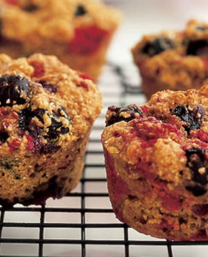 Diabetic Desserts and Snacks - Mixed Berry Muffins