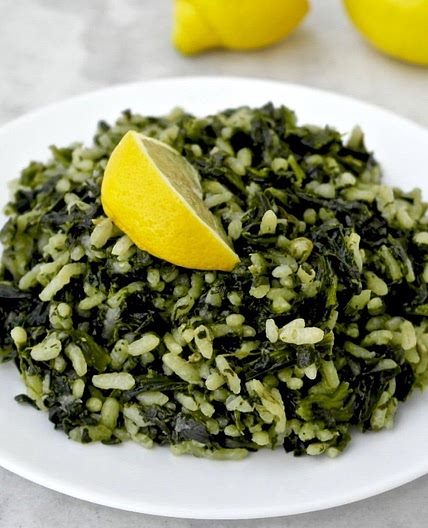 Greek Spinach and Rice – Spanakokorizo