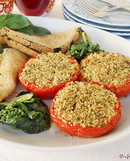 Pomodori gratinati al forno