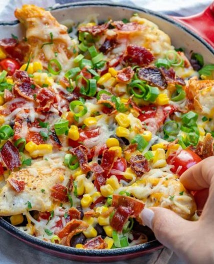Chicken “Nachos” Skillet