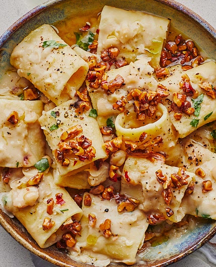 Pantry Pasta With Vegan Cream Sauce