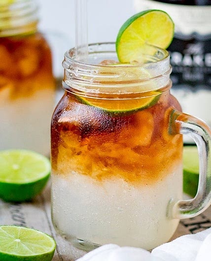 Dark 'N' Stormy Cocktail