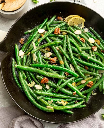 Keto Skillet Green Beans