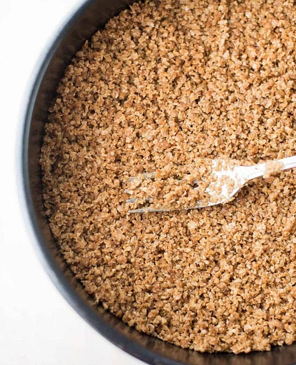 Gluten Free Nut Free Cheesecake Crust