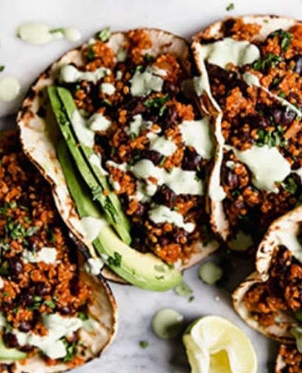 Quinoa and Black Bean TACOS