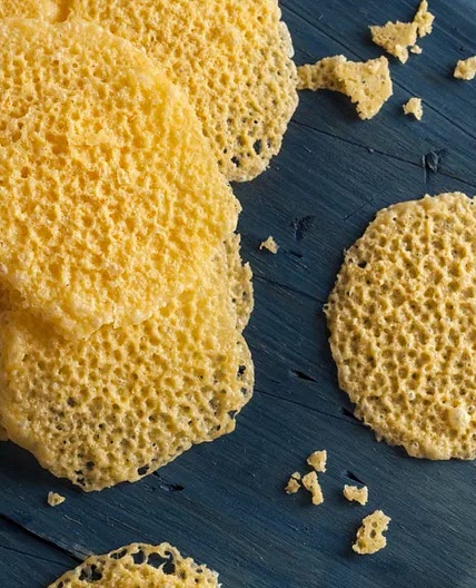 Tuiles de mozzarella