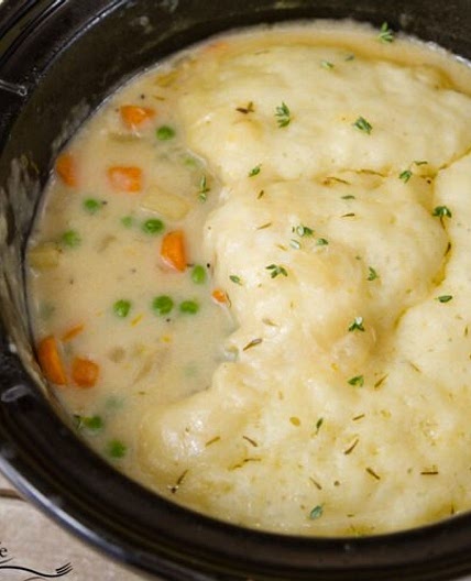 Slow Cooker Vegetarian Pot Pie