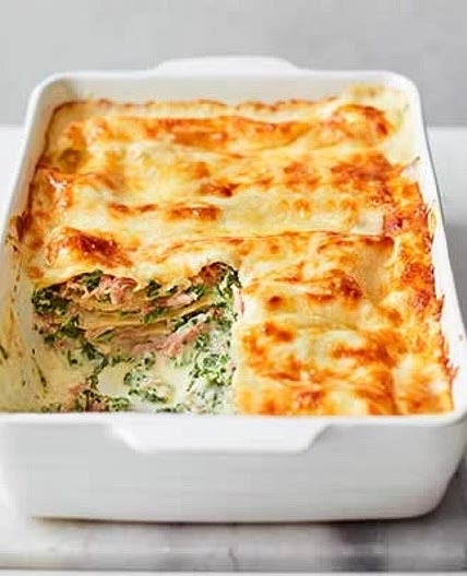 Cheesy Ham Hock, Spinach & Ricotta Lasagne