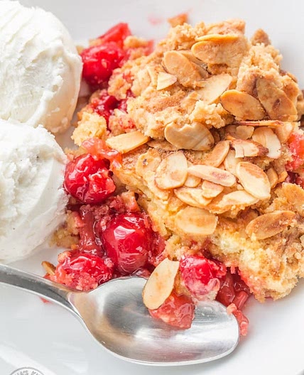 Easy Pineapple Cherry Dump Cake