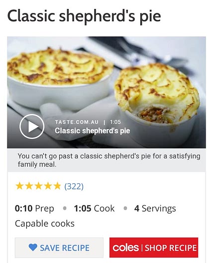 Classic Shepard's Pie