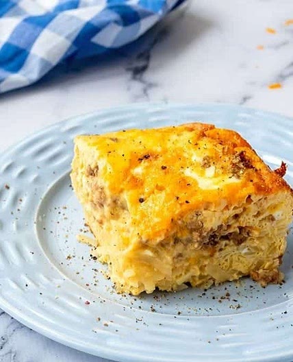 Easy Sausage Hashbrown Breakfast Casserole