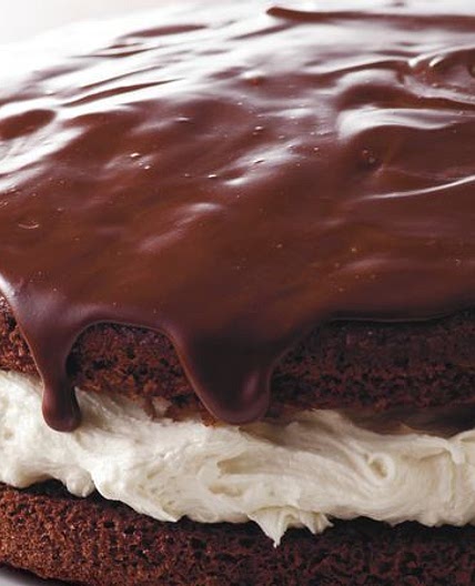 Giant Ganache-Topped Whoopie Pie