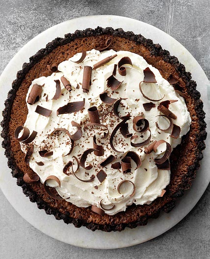 Chocolate Mint Truffle Tart