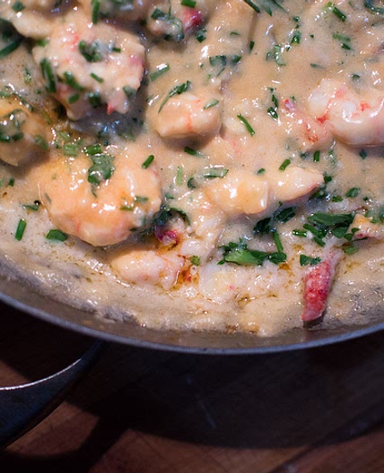 Possibly the Best Seafood Fettuccine Alfredo Recipe