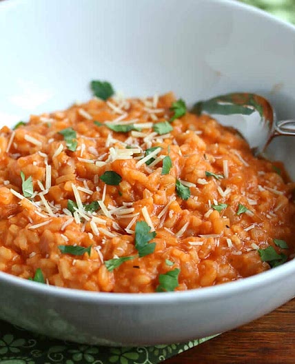 Tomato And Mozzarella Risotto