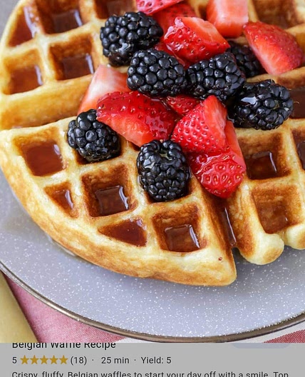 Easy yummy vegan waffle recipe