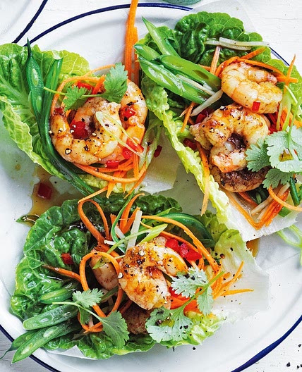 Prawn san choy bow recipe