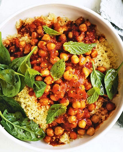 Moroccan chickpea tagine