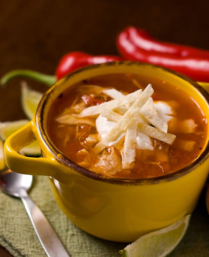 Make This Slow Cooker Chicken Tortilla Soup Packed With Flavor