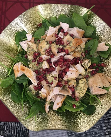 Chicken Spinach Salad